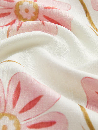 Ava - Romantisches ärmelloses kurzes Kleid mit Druck