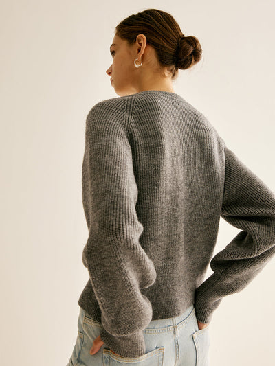 Strickcardigan mit Knopfleiste lässig & bequem für Frauen