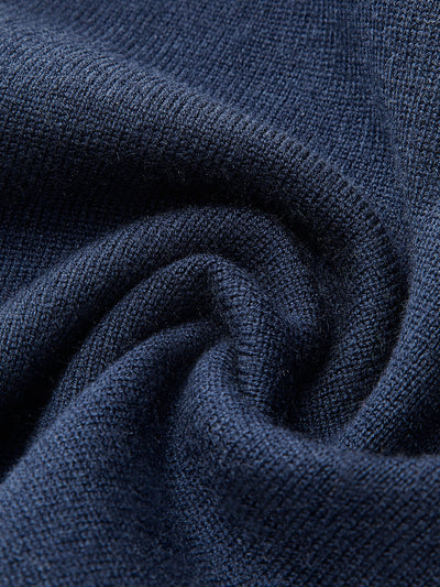 Christabel | Minimalismus Pullover-Rock-Set mit Kontrastbesatz