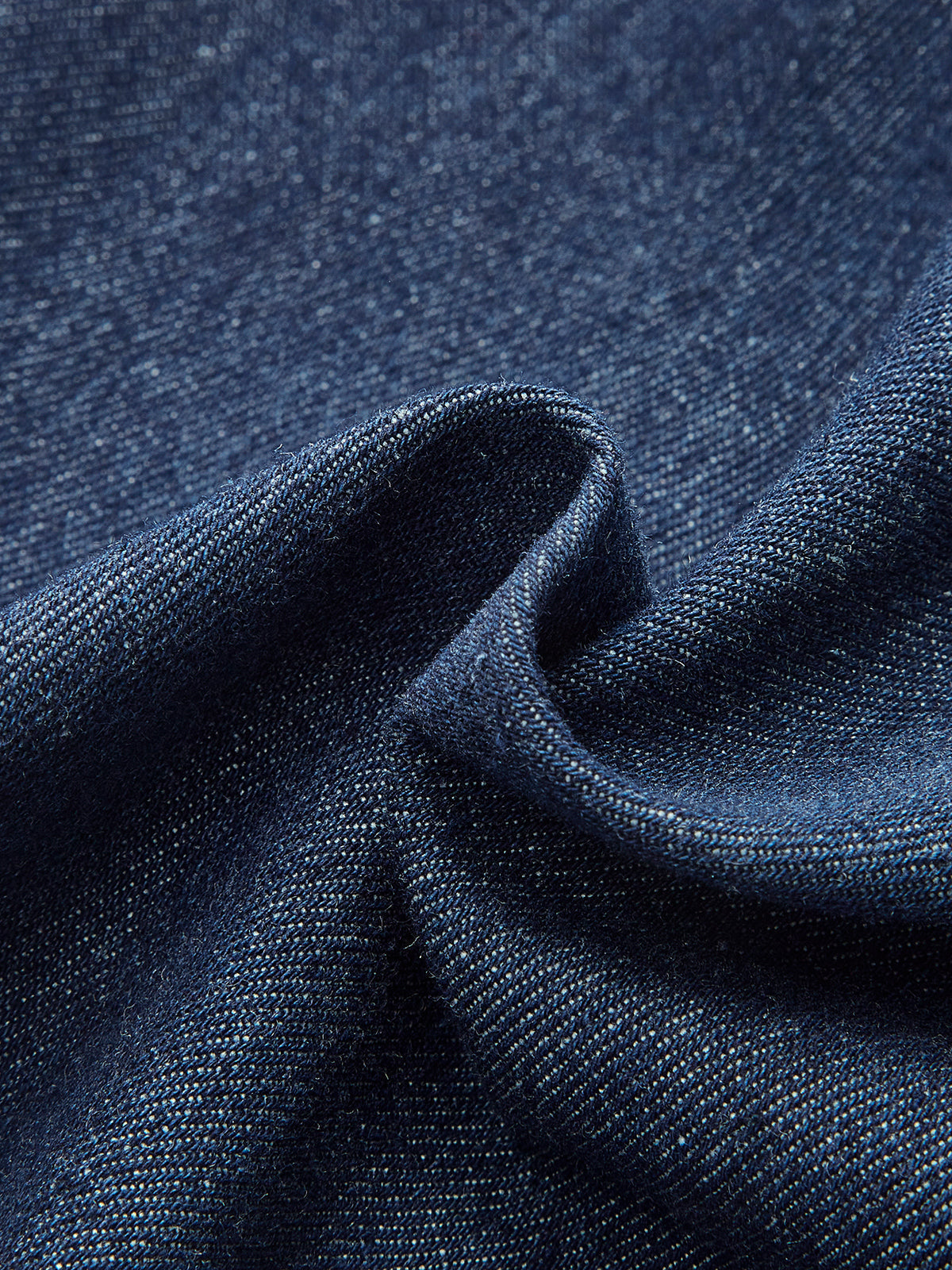 Alessia - Ärmelloses Denim-Kleid mit V-Ausschnitt und Knopfleiste