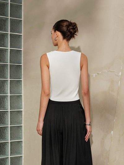 Stylisches Strick Crop Top Damen | Leichtes Sommer Top mit Trägern