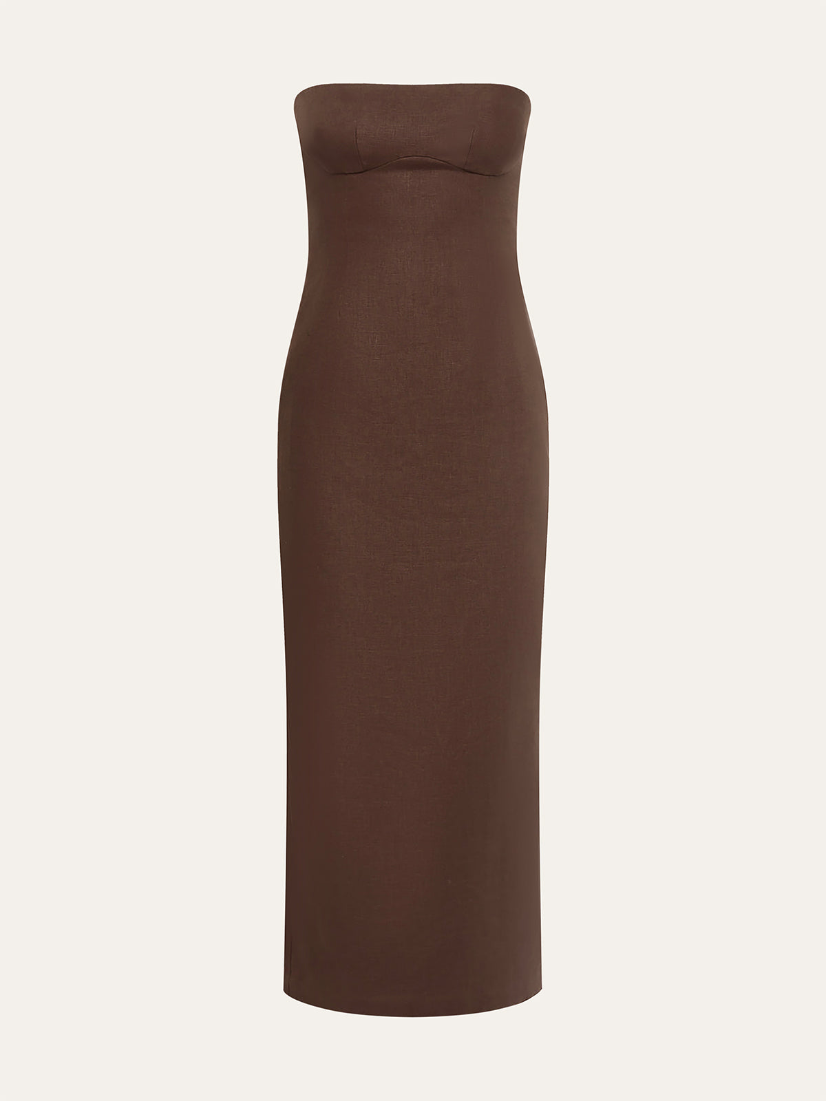 Schulterfreies Maxikleid mit Blumenmuster – Elegantes Sommerkleid