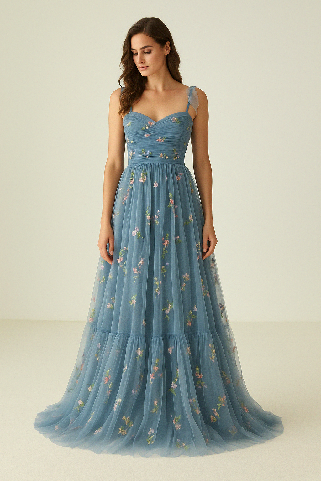 Ballkleid aus Besticktem Tüll | Elegantes Kleid für Festliche Anlässe