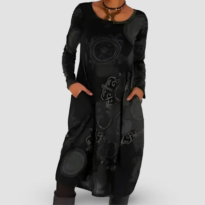 Beate - Winterkleid mit Bohemischer Eleganz