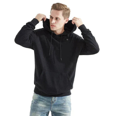 Beheizter Unisex Hoodie mit einstellbarer Temperatur – Thermo-Hoodie für kühle Tage