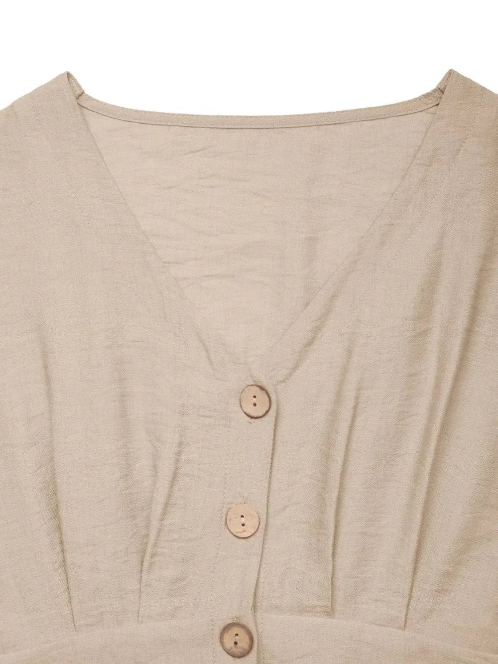 Bianca – Button Bloom Jumpsuit Damen Weites Bein Stilvoll