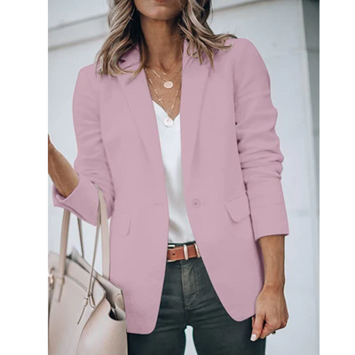 Unifarbener Blazer für Frauen