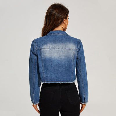 Ikonische Jeansjacke mit mühelosem Stil für Damen