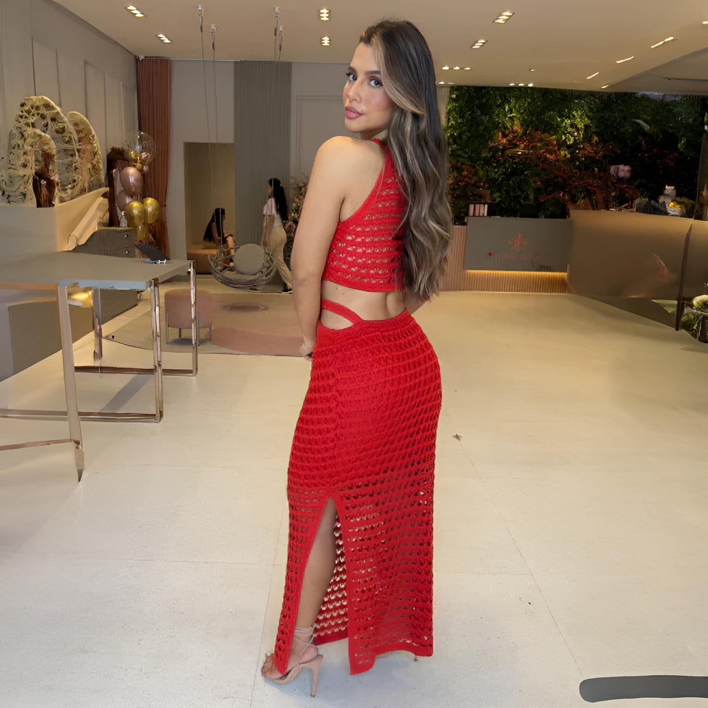 Amelie | Luftiges Mesh-Sommerkleid