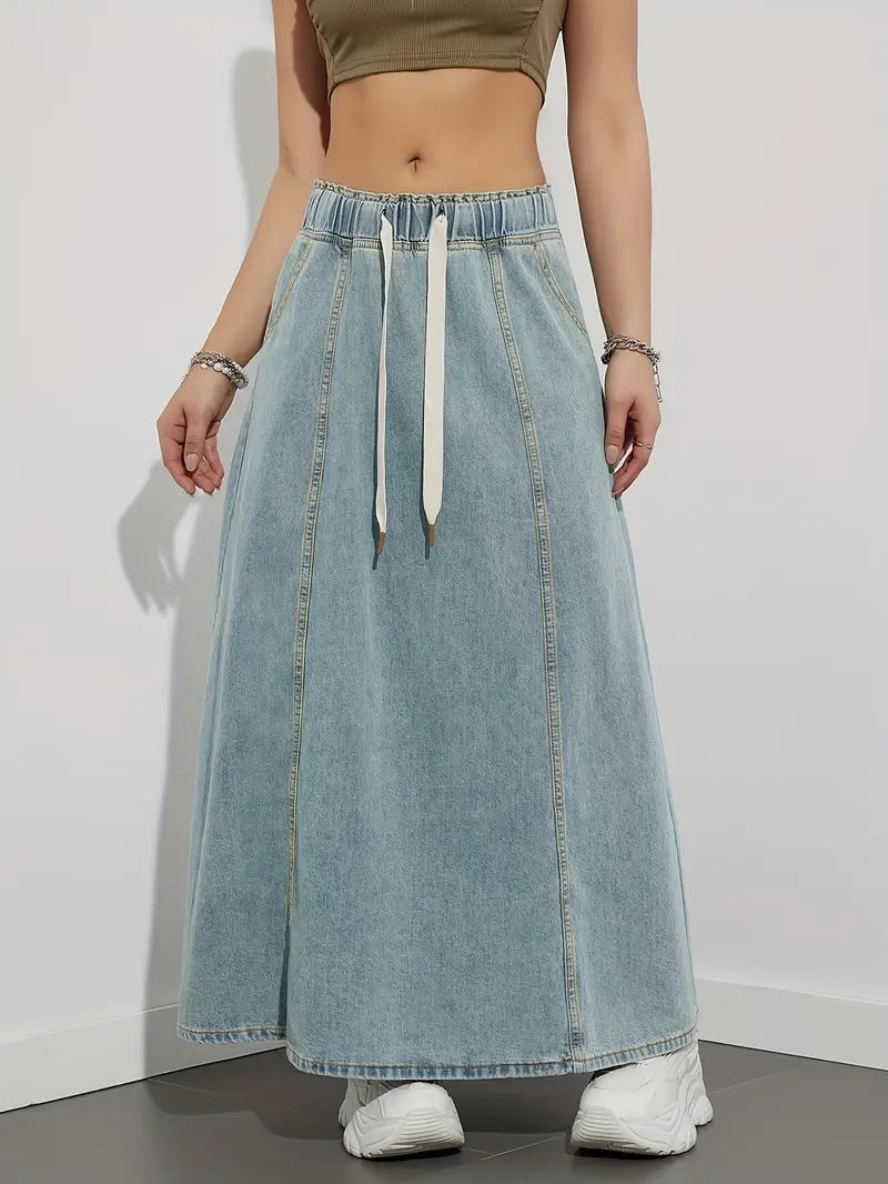 Bruna – Maxi-Jeansrock