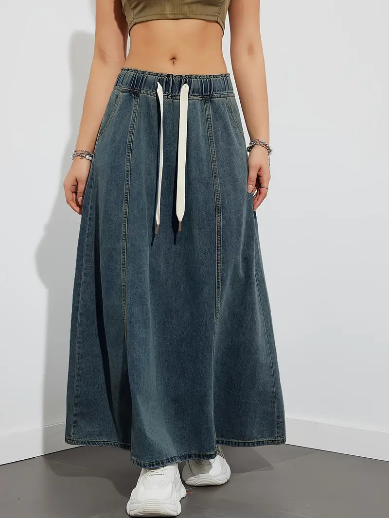 Bruna – Maxi-Jeansrock