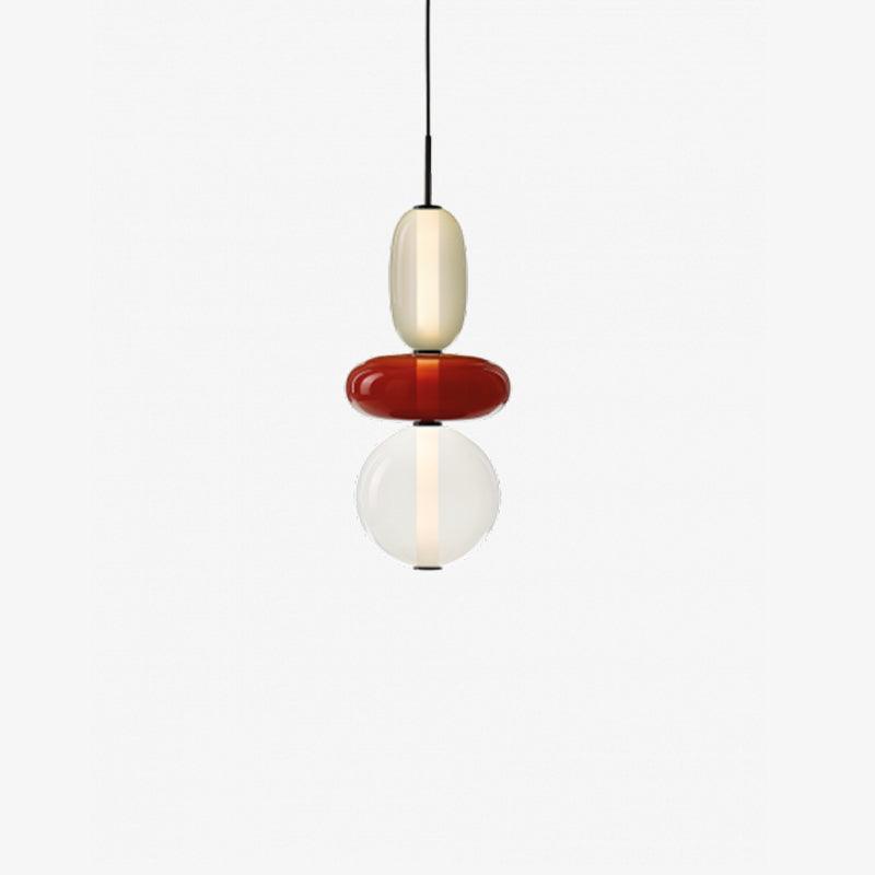LumiSphere Light - Modern Colored Glass LED Pendant Light