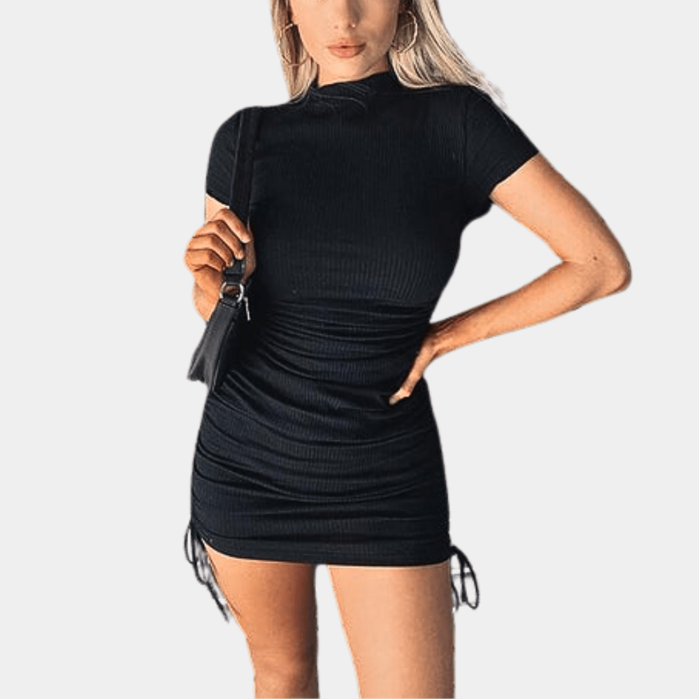Figurbetontes Bodycon Minikleid mit glatter Passform für Frauen