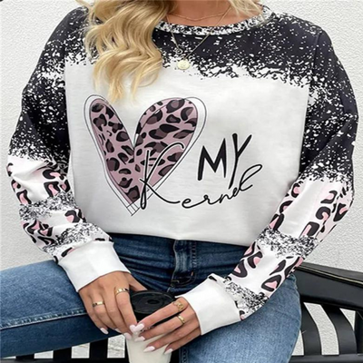 Stylischer Rundhals-Pullover für Frauen