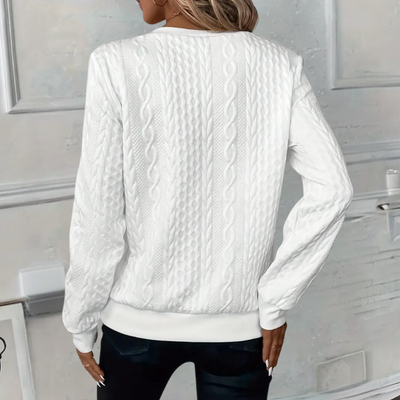 Kabelstrickpullover für Frauen