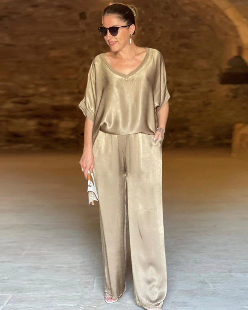 Damen Festlicher Zweiteiliges Set | Elegante