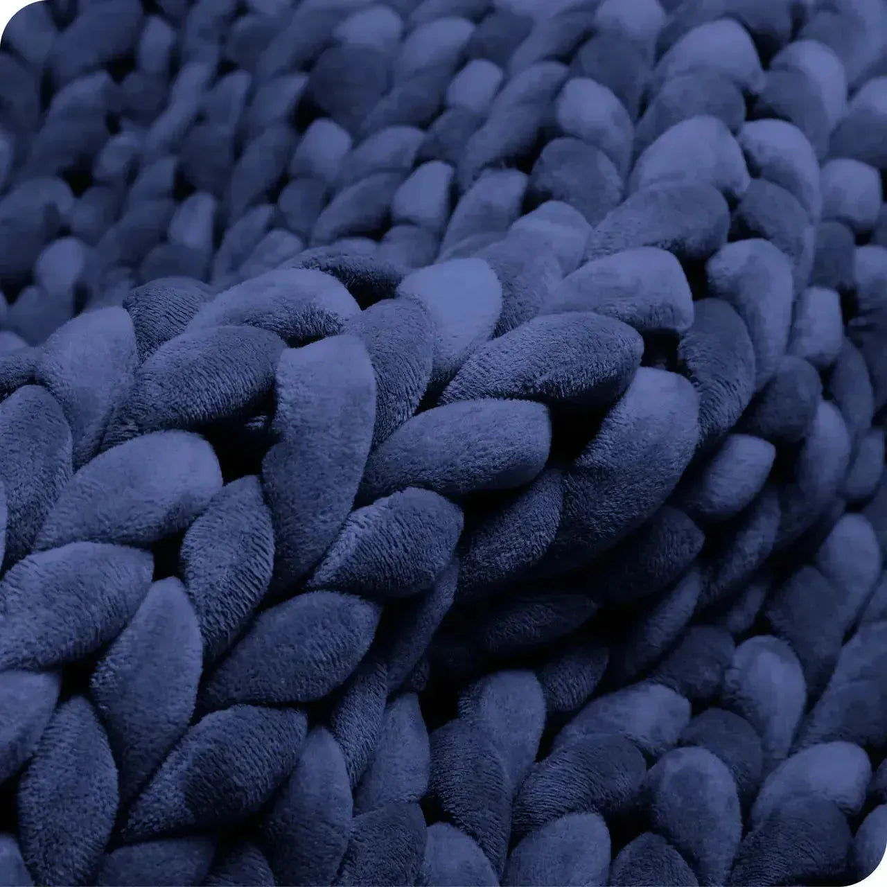 CHUNKY KNIT WEIGHTED THROW