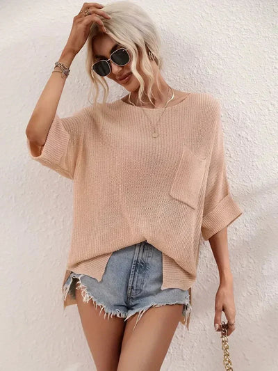 Celina – Oversized Batwing Bluse Für Lässige Outfits