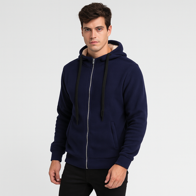 Leo | Warme Wattierte Jacke mit Kapuze