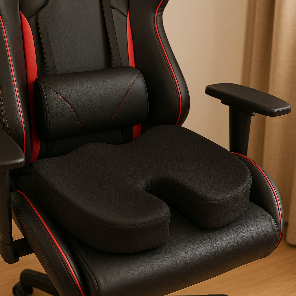 OrthoCool | Ergonomisches Memory Foam Sitzkissen mit U-Form Design