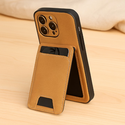 Luxus PU Lederetui – Kartenhalter & Standfunktion