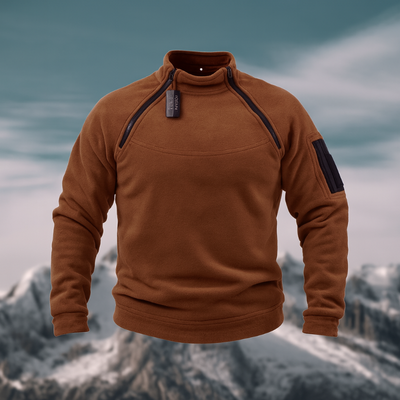 Taktischer Herren-Fleecepullover mit Taschen – vielseitig einsetzbar für Outdoor-Aktivitäten