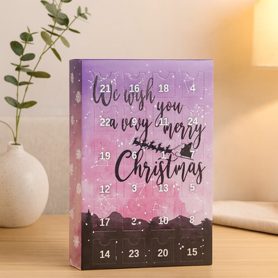 CrystalTreasures | Edelstein-Adventskalender mit 24 Naturkristallen