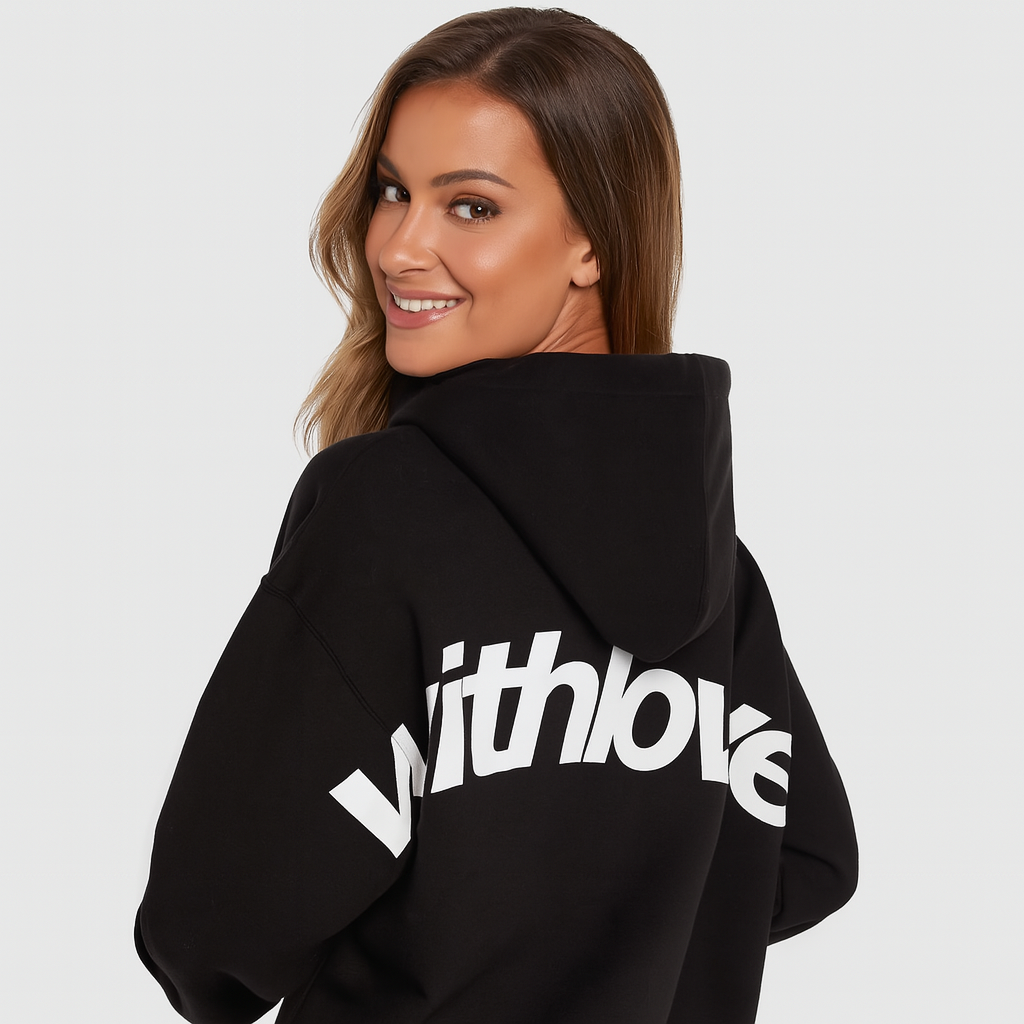 Klassischer Hoodie mit Print – Weiche Baumwollmischung – Lässig & Bequem