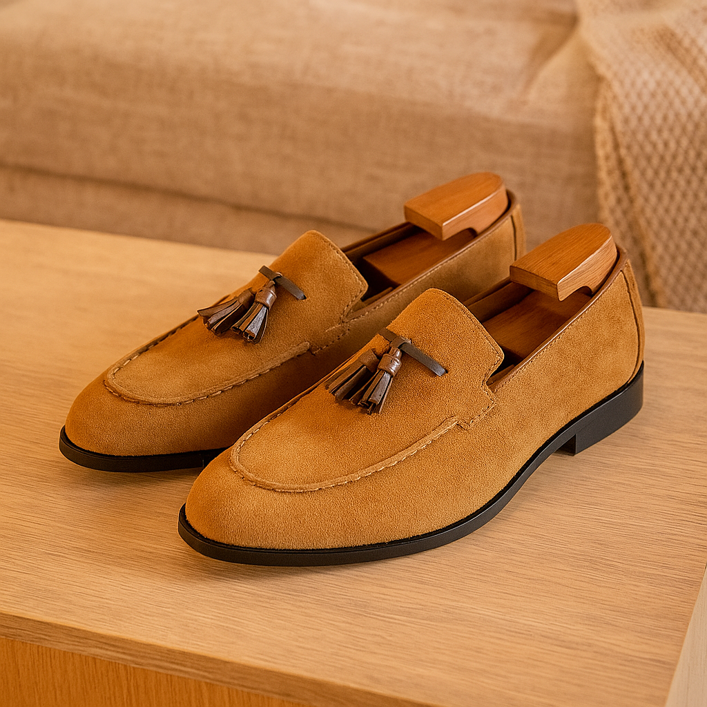 London Wildleder-Loafer – Flexible und stylische Herrenschuhe