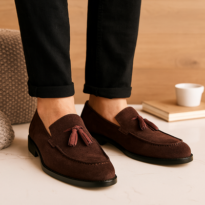 London Wildleder-Loafer – Flexible und stylische Herrenschuhe