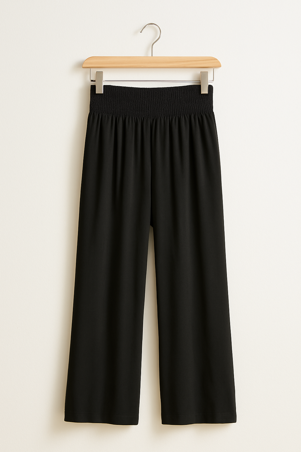 Weite Hose mit elastischem Bund