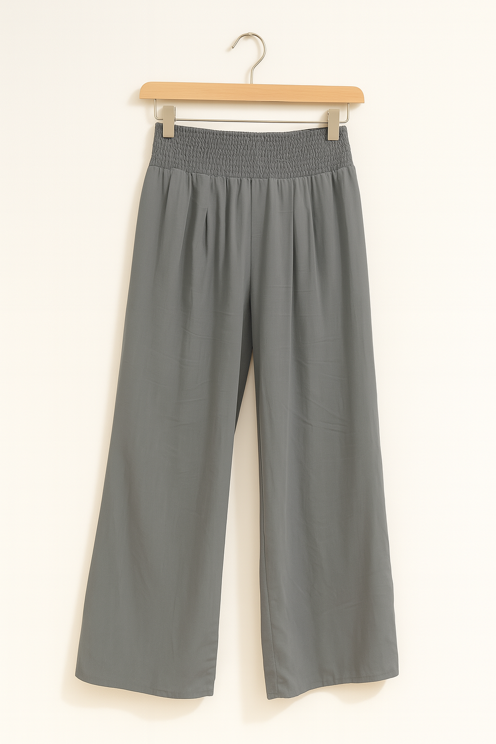 Weite Hose mit elastischem Bund