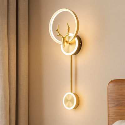 LumiNest – Elegante Doppelwandleuchte für minimalistische und stimmungsvolle Beleuchtung im Zuhause