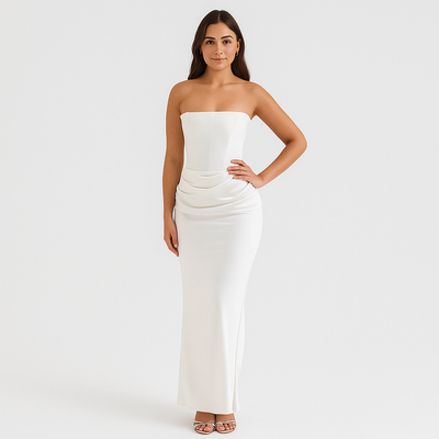 Vivienne – Elegantes Retro-Trägerloses Partykleid