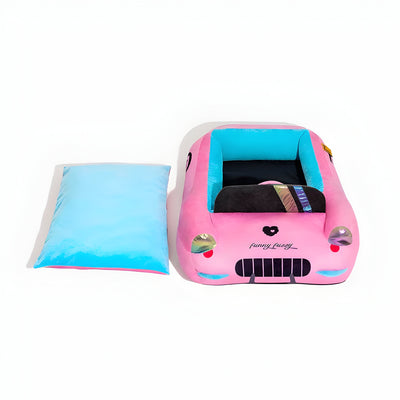 TurboPaws - Konvertierbares Rennwagen-Haustierbett