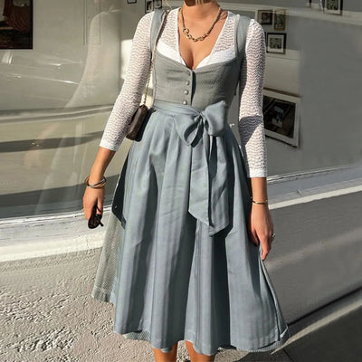 Cornelia – Langärmliges Dirndlkleid für Damen mit Schleife