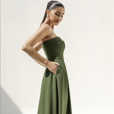 Ursula - Elegantes trägerloses Kleid