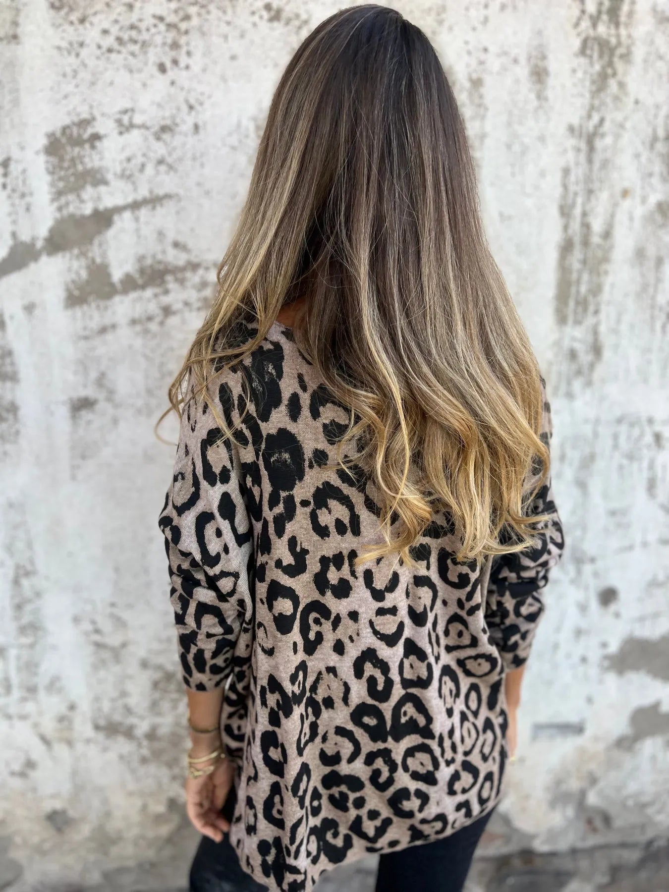 SIENNA | Bequemer Pullover mit Leopardenmuster