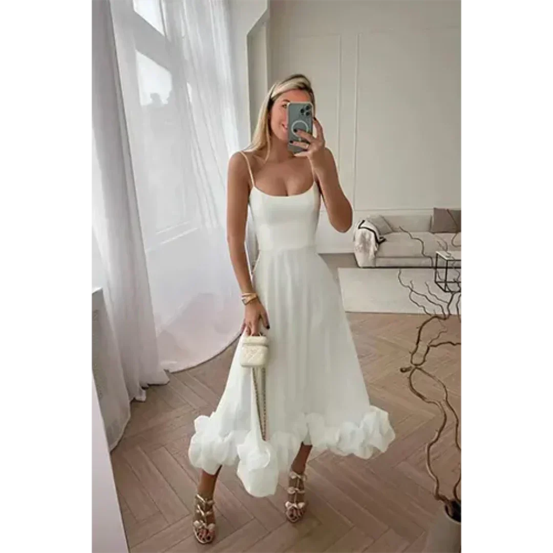 Dahlia - Damen Ärmelloses Partykleid