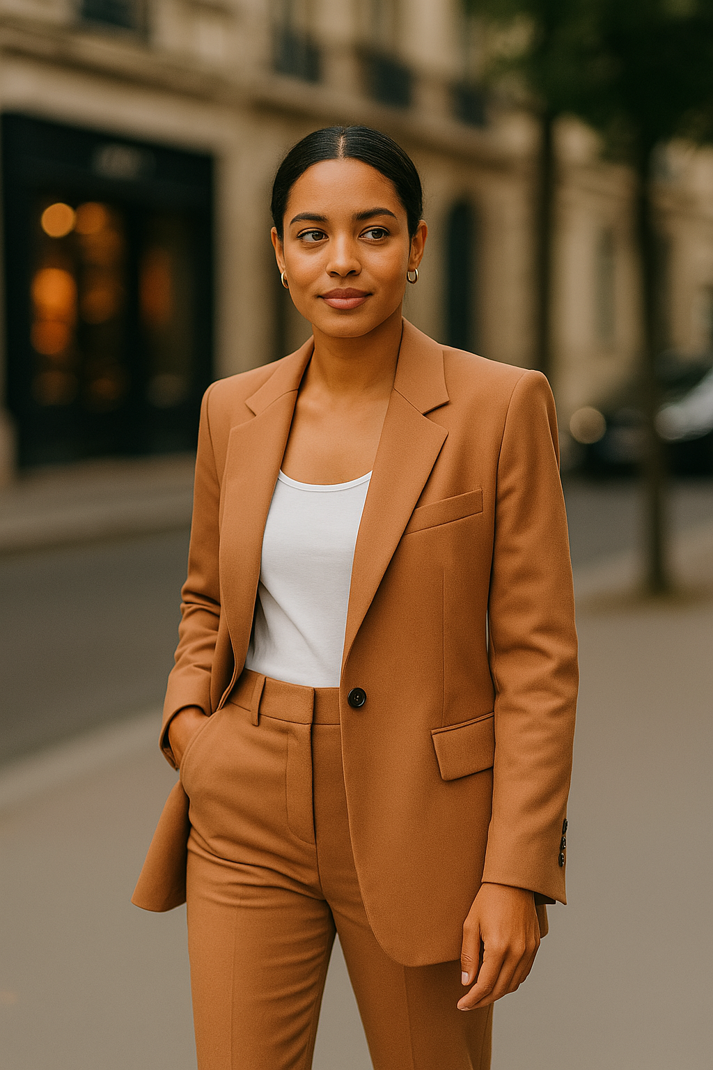 Damen Zweiteiler Anzug | Eleganter & bequemer Freizeitanzug mit weitem Schnitt