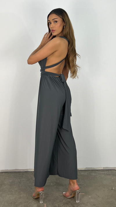 TINATII  Laure Jumpsuit - Modischer Einteiler mit weitem Bein