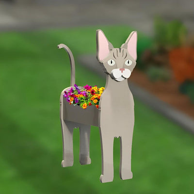 Devon Rex Flower Pot