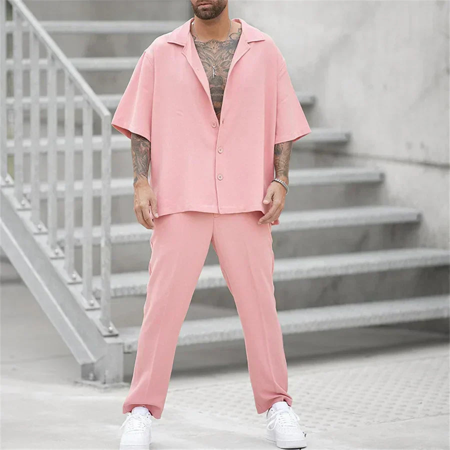 Dieter – Stilvolles Herren Sommer Set Leicht Und Atmungsaktiv