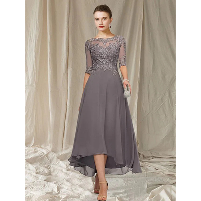 Dina - Elegantes Kleid Mit 3/4 Ärmeln Für Damen