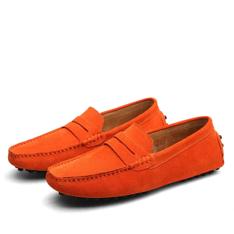 Dirk – Herren Wildleder Loafers im Italienischen Stil