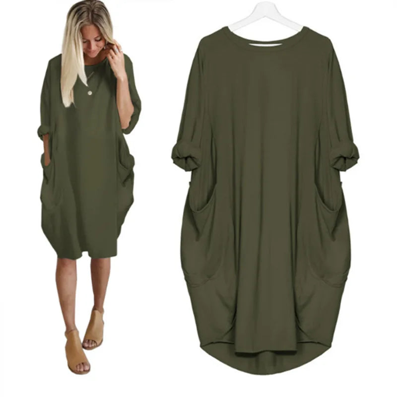 Renate® | Oversize-Kleid mit Taschen