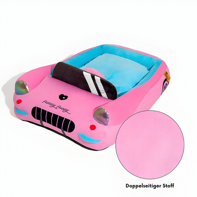 TurboPaws - Konvertierbares Rennwagen-Haustierbett