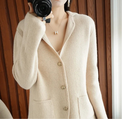 Brand & Belle™ | 100% Premium Wool Cardigan