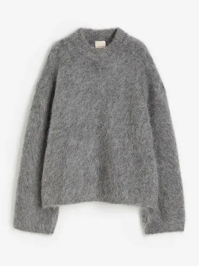 Brand & Belle | Schlichter Rundhals-Casual-Lose Pullover