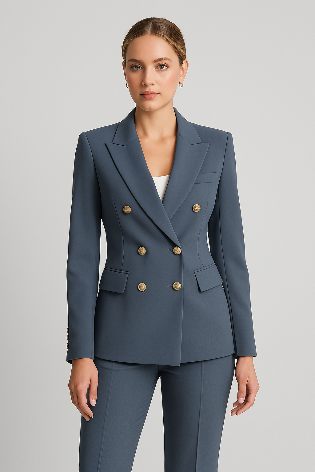 Eleganter 2-teiliger Damenanzug | Stilvolles Set aus Jacke und Hose für vielseitige Anlässe